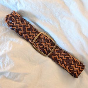 Linea Pelle Women's Woven Leather Belt